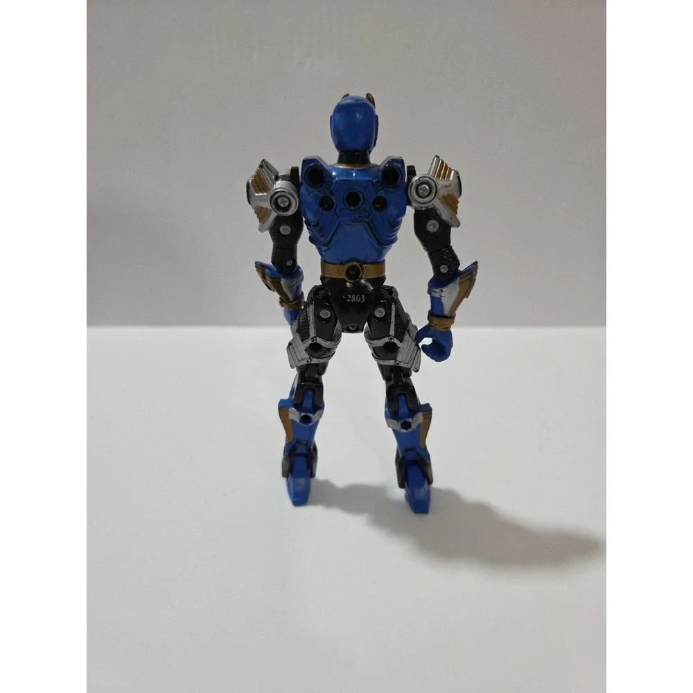 Power Rangers Ninja Storm Blue Ranger Thunder Hurricanger Motorcycle Bandai 2002